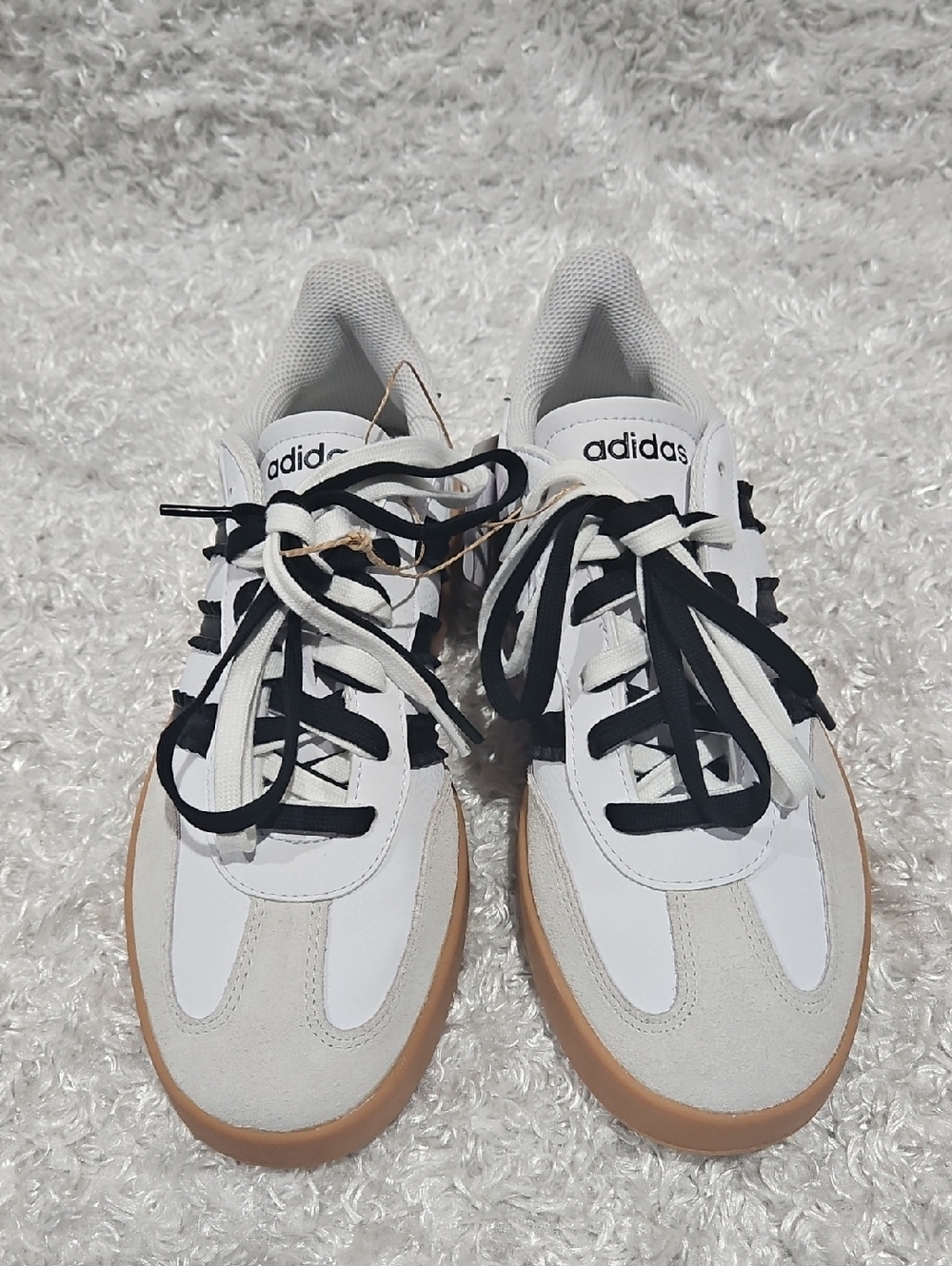Adidas Barreda Leather Suede Sleek Sneakers - Picture 9 of 12